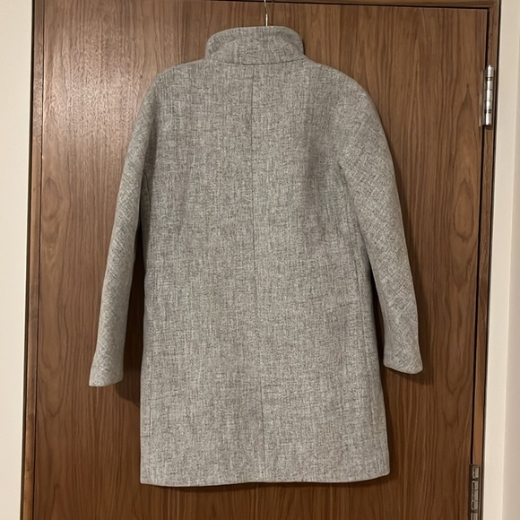 J. Crew Cocoon Coat in Stadium Wool, size 2 - Picture 2 of 11